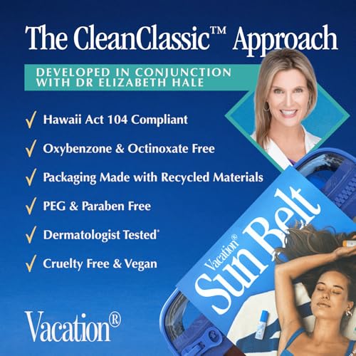 Vacation Sun Care Gift Set with SPF 30 Lotion, SPF 50 Face Mist & After Sun Gel