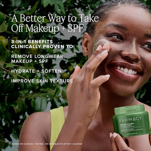 Farmacy Reformulated Green Clean Makeup Remover Balm & Oil - 6.8oz
