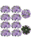 Lilac Flower Balls for Wedding Centerpieces - 10 Pcs, 9.5 Inch