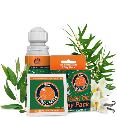 Tea Tree & Eucalyptus Oil Roll-On with Towelettes - Natural Australian Skin Care Set
