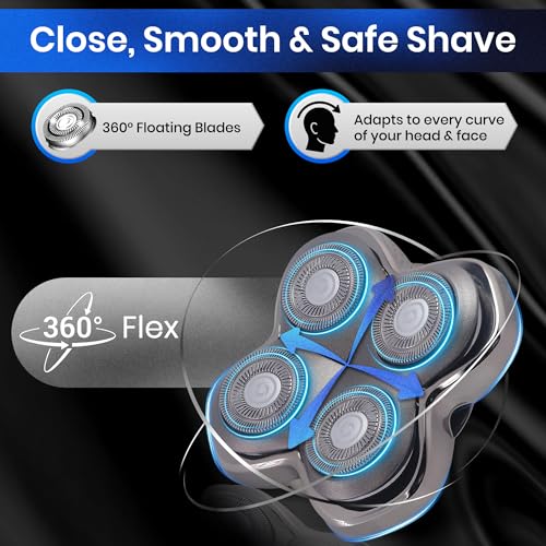 Shaver Replacement Blades for Pitbull Shaver PRO 4 Head - 2 Pack