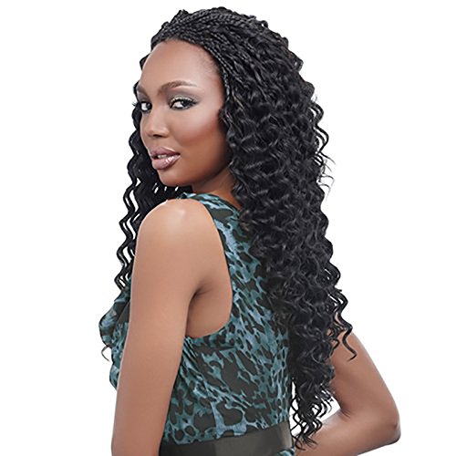 Deep Ripple Synthetic Hair Braids 20 Inch - 4 Pack for Braiding & Styling