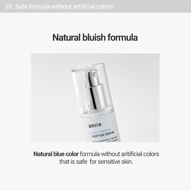 ROVECTIN Aqua Peptide Serum 1.01 fl oz with Niacinamide Anti-Aging
