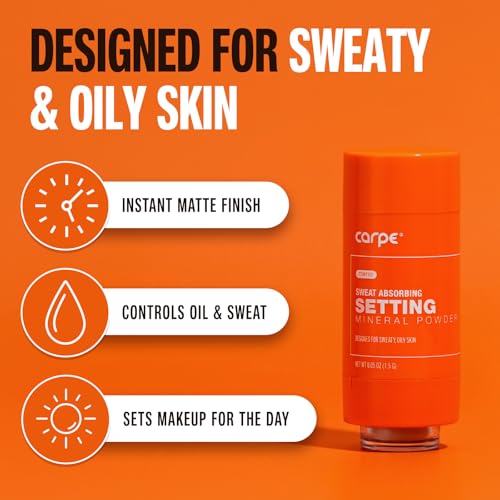 Translucent Sweat-Absorbing Setting Powder for Oily Skin - Matte Finish