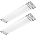 ANTLUX 4ft 40W 5000K LED Flush Mount Kitchen Light Fixture – 4500lm, 2-Pack