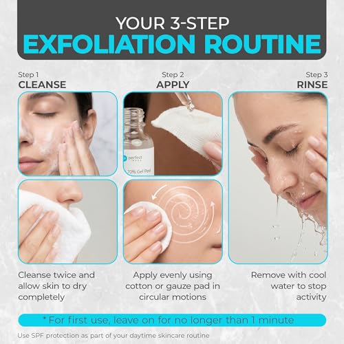 Professional 70% Glycolic Gel Peel with Retinol & Green Tea Extract - For Experienced Users