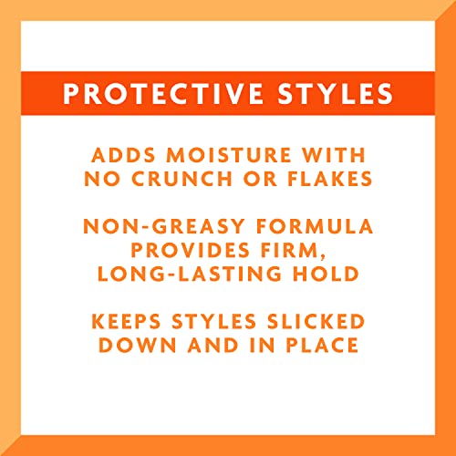 Cantu Protective Styles by Angela Braiding & Twisting Gel with Marula Oil & Aloe Vera, 8 Ounce