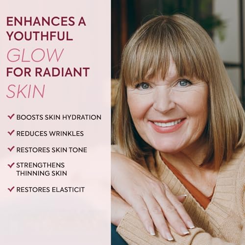Deep Hydrating Face Cream for Menopause & Aging Skin - Supports Elasticity & Firmness, Lightweight Moisturizer, 4.25 oz