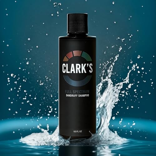 Clark's Medicated Dandruff Shampoo with Coal Tar & Salicylic Acid - 8 Fl Oz Pack of 2 - Flake & Itch Control