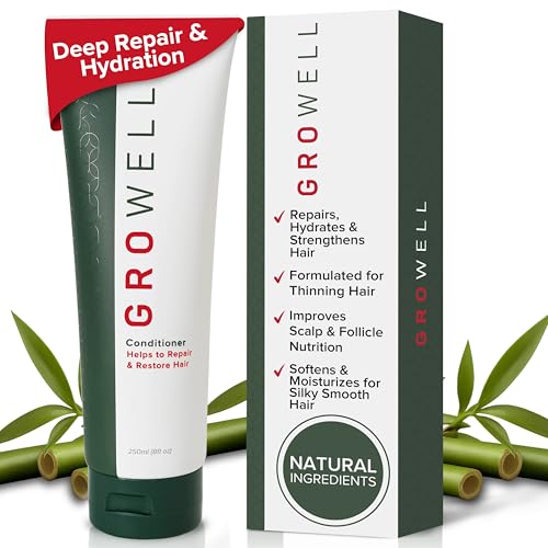 GroWell Hair Repair Conditioner with Biotin & Keratin - Natural / 8 Fl Oz