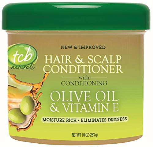 Olive Oil Hair & Scalp Conditioner 10oz Jar - Natural Moisturizing Treatment (3 Pack)