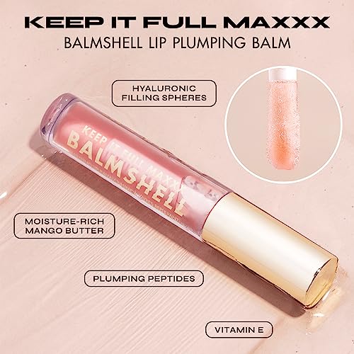 Milani Highly Rated Lash Extensions Tubing Mascara for Added Length and Lift + Keep It Full Maxxx Balmshell Lip Plumping Balm - Balmshell + Make It Last Original - Natural Finish Setting Spray 3-in-1