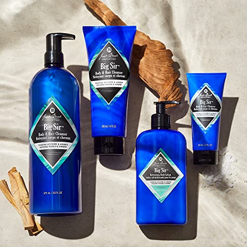 Jack Black Big Sir Body Lotion 16 Fl Oz - Aromatic Moisturizer with Aloe Vera & Hyaluronic Acid
