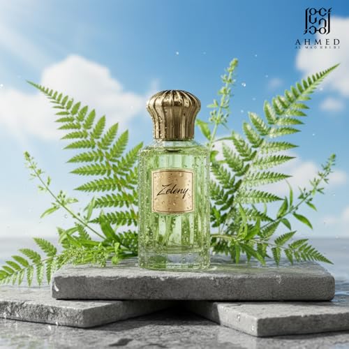Ahmed Zeleny Unisex Eau De Parfum 100ml - Fresh Green Woody Fragrance
