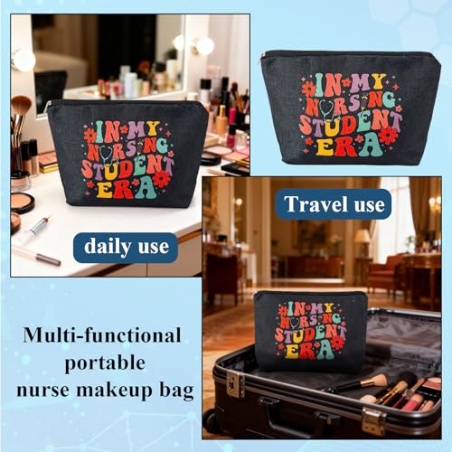 Nurse Makeup Bag+10 Pcs Trinket,Nursing Student Gifts,The Memories In My Nursing Student Era,Nurse Graduation Gifts,Future Nurse Gift, Medical Student Gift, International Nurses Day Presents