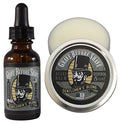 Gentlemen's Beard Care Pack with Balm & Oil - 1.5 Ounce Pack of 2, Bourbon Scent