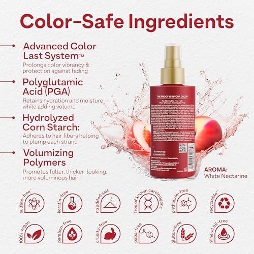 Colorproof Volumizing Heat Protectant Spray for Fine Hair, 6.7 Fl Oz