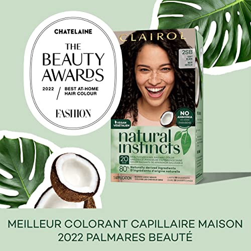 Clairol Natural Instincts Demi-Permanent Hair Dye, 6C Light Brown Hair Color, Pack of 2