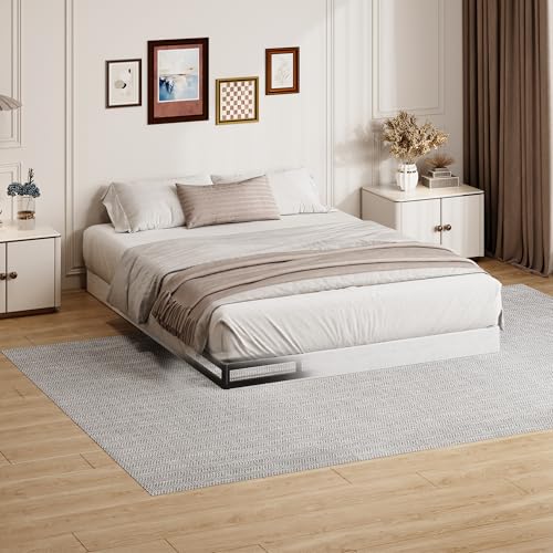 Low Profile 4 Inch Queen Box Spring - Sturdy Metal Foundation, Noise-Free, Easy Assembly