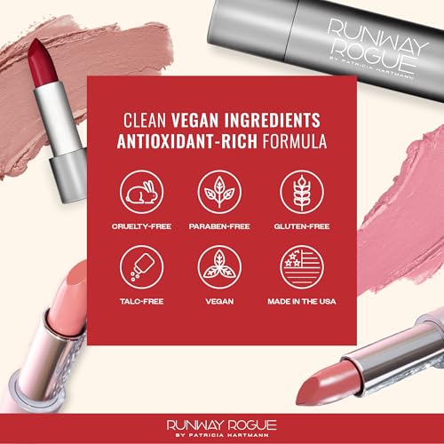 Runway Rogue Moisturizing Matte Lipstick - Guest List, 90s Nude Lip Color