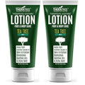Tea Tree Oil Lotion with Neem Oil for Foot & Body - Helps Soothe Skin Irritation and Fight Body Odor TheraTree (Pack of 2)