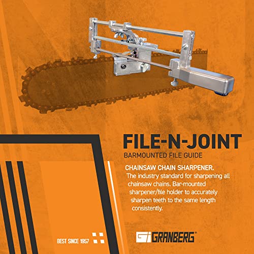 Granberg Chainsaw Sharpener G106B File-N-Joint Bar Mounted Guide System Steel