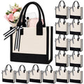 Sweetude Canvas Tote Bag Bulk Sublimation Totes 20x15.75x11.8 Inches