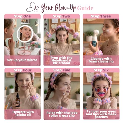 ELI&VAL Tween Gift Box – Self-Ccare Skincare Kit for Teens, Birthday Gift