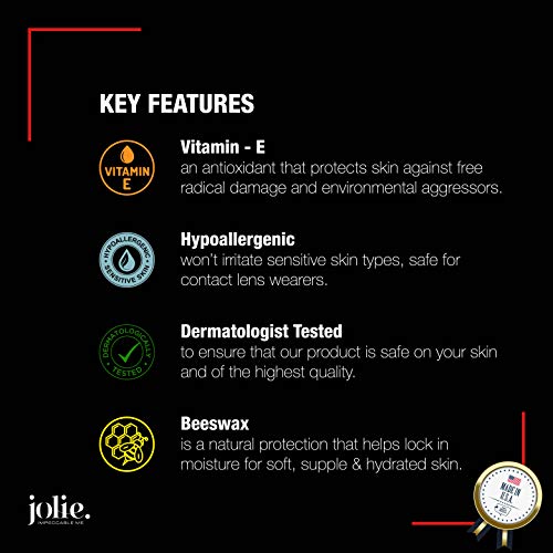 Jolie Eyebrow Brightener & Highlighter Stick - Champagne Beige, Creamy Self-Sharpening Crayon, Satin Finish