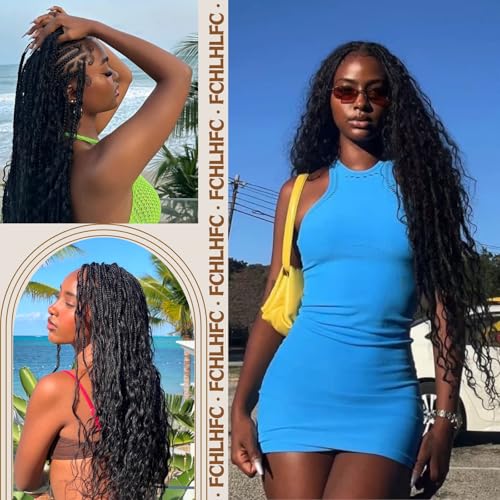 18 Inch Deep Water Wave Hair Extensions 4 Bundles for Braiding - T350#