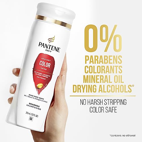 Pantene PRO-V Radiant Color Shine Shampoo, 12.0oz