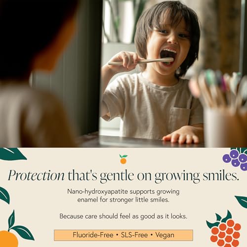 Kids AM Toothpaste Berry Bubble - Nano Hydroxyapatite Daily Kids Oral Care