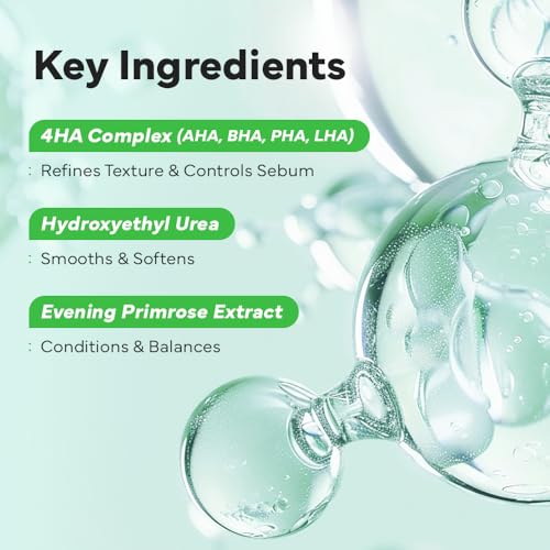 SAM¡¯U PH Sensitive Pore Fit Face Mask ? Pore Tightening & Exfoliating Vegan Sheet Mask with AHA, BHA, PHA, LHA, Texture Refining, Travel-Friendly Korean Skincare (5 Sheets)