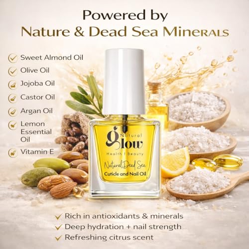 Dead Sea Nail & Cuticle Oil 5ml - Strengthens & Deeply Moisturizes Dry Nails