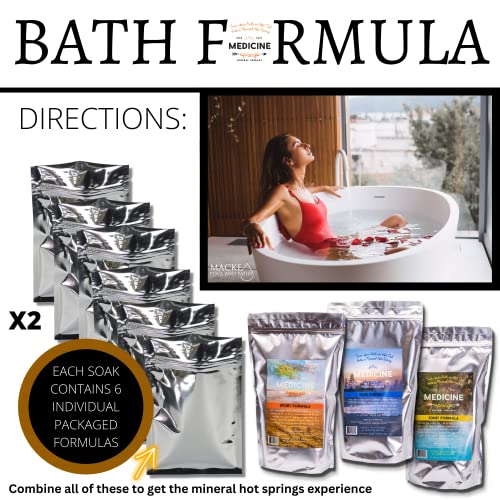 Let's Get Cozy Dead Sea Mineral Bath Soaks for Joint Pain Relief - 2 Pack