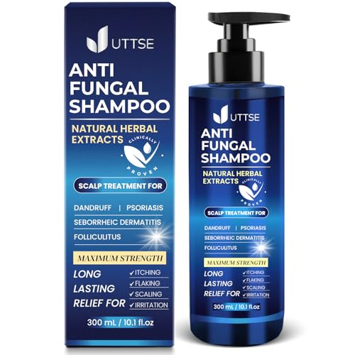 Uttse Anti-Fungal Shampoo for Scalp Psoriasis & Dandruff Relief - 300 mL