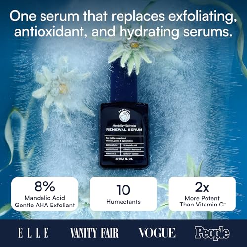 8% Mandelic Acid Face Serum with Edelweiss & Squalane - Brightening & Exfoliating