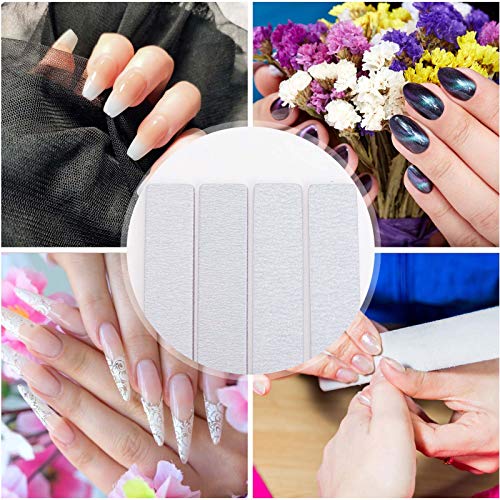 100 Pack Nail Files for Acrylic Nails 100/180 Grit Double Sides Professional Buffers - Variation of THIS listing