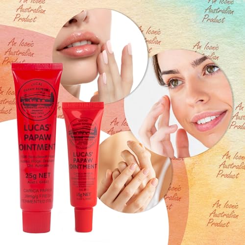Treats from Home Pawpaw Lip & Dry Skin Balm Gift Pack - 15g & 25g Tubes, All Skin Types, All Gender, Made in Australia