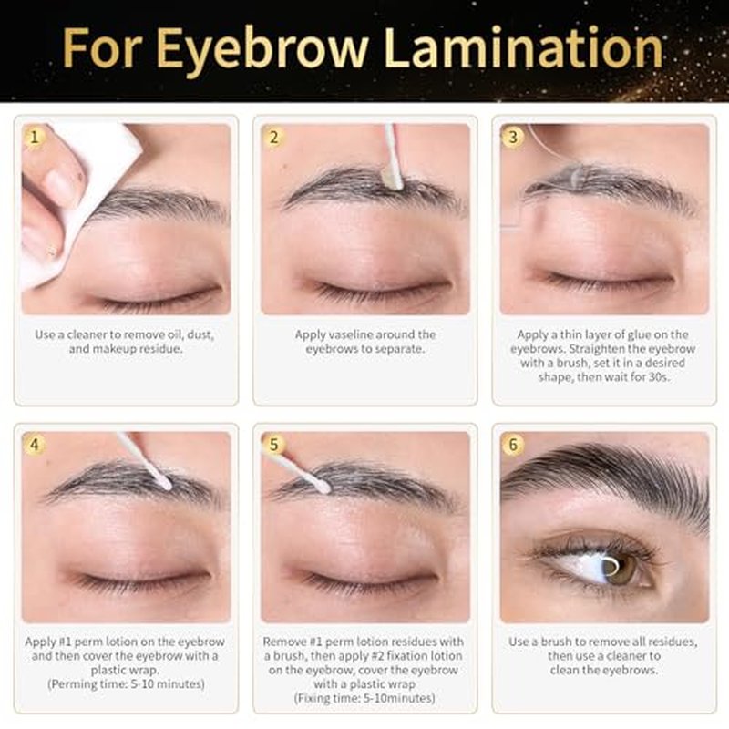 Lash Lift Kit - Plant Extract Eyelash Lift Kit, Professional Salon Grade Perm & Fixation Lotion, Harmless and Long-Lasting Precise Press Bottle Eyelash Perm Kit(Each lotion for 5ml) by DONG RHYME