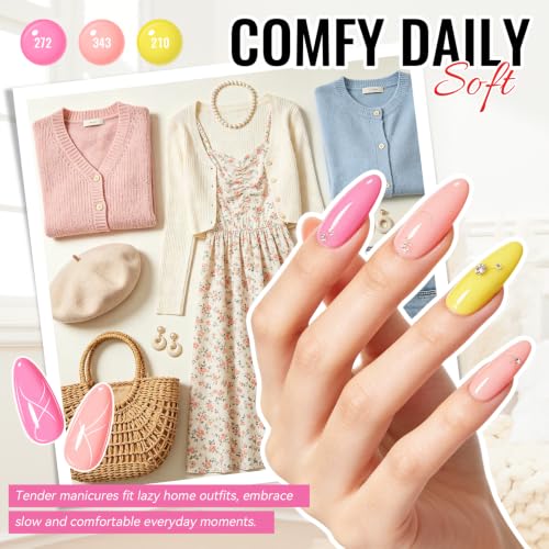 Gel Nail Kit with 48W UV Lamp & Electric Drill - Bright Luxe Tone, 69 Pieces