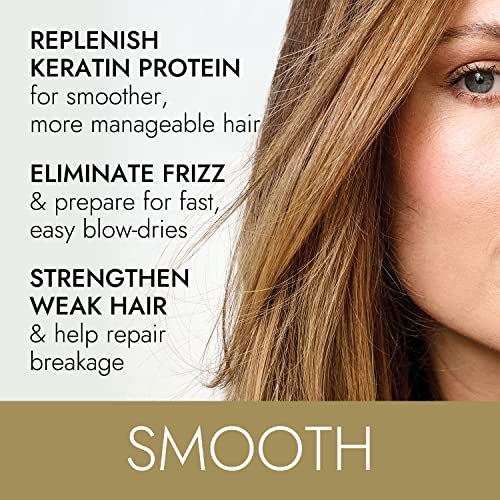 ion Keratin Smoothing Conditioner, Sulfate free, eliminates frizz and strengthens, 10.5 oz