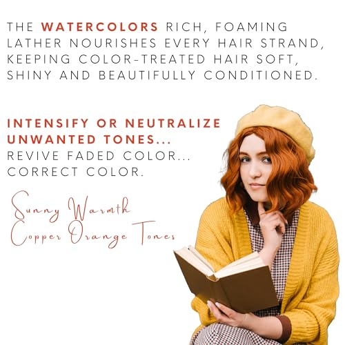 Watercolors Liquid Copper Color Depositing Hair Dye Shampoo 8 Fl Oz - Pack of 1