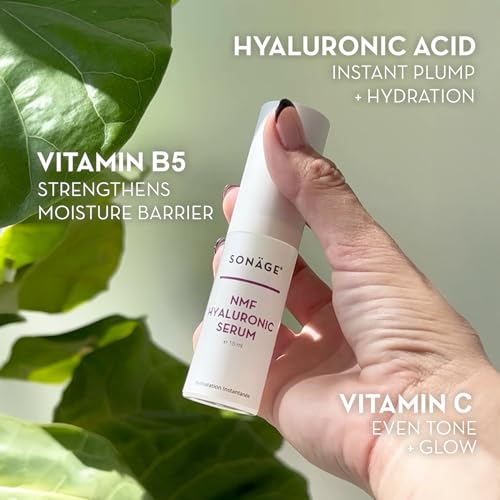 Sonage NMF Hyaluronic Acid Serum: Anti-Aging Face Plumping Serum | Ultra Hydrating for Dehydrated Skin