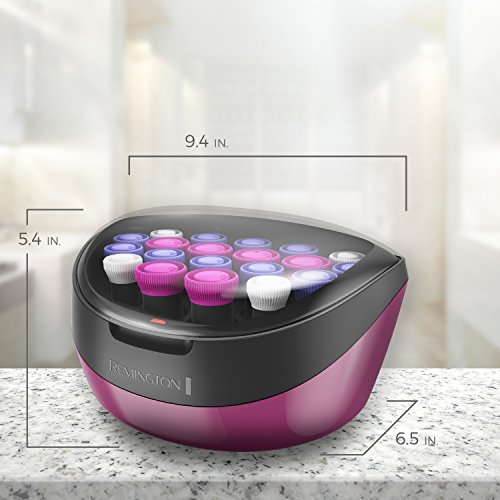 Pink Ionic Conditioning Hair Curlers Set - 20 Velvety Rollers, Long-Lasting Style