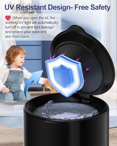 Ultrasonic Retainer Cleaner Black 48kHz Dental & Jewelry Cleaning Machine