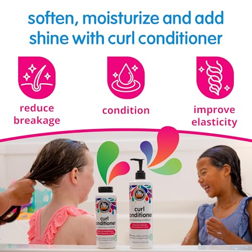 SoCozy Curl Conditioner | For Kids Hair | Softens, Restores Bounce and Shine | No Parabens, Sulfates, Synthetic Colors or Dyes, Sweet-Cr?me, 10.5 Fl Oz