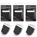 3 Pcs Replacement Trimmer Blades for Manscapes The Lawns Mower 4.0 3.0 2.0 Series, Ceramic Trimmer Blade Refill Cartridge with Skin Guard & Easy Snap-in Design