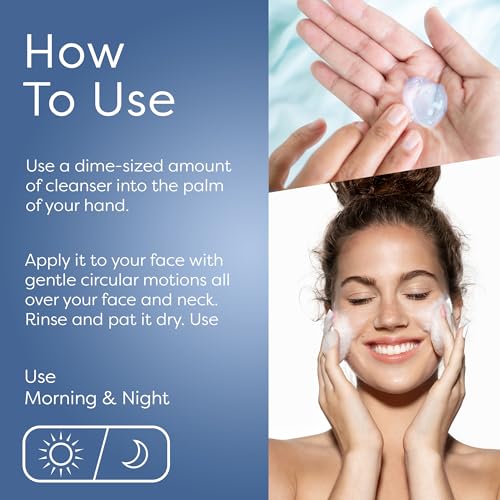 SKIN LAB Lift & Firm Face Wash Gel Cleanser ? Hydrating & Moisturizing Facial Cleanser for Women ? Gentle Gel Face Wash for Dry, Sensitive, Aging Skin with Vitamin E ? 4 Fl. Oz.