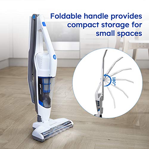 Vacmaster Cordless Handheld & Stick Vacuum Cleaner White 2-in-1 Lightweight